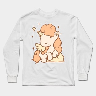 Soft Unicorn (Honey Orange) Long Sleeve T-Shirt